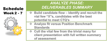 Lean Sigma Search - Analyze Deliverables